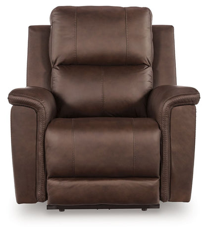 Bleckley - Power Recliner With Adjustable Headrest - Hornell Furniture Outlet