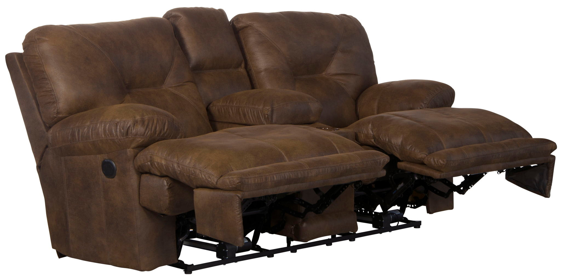 Voyager - Lay Flat Console Reclining Loveseat - Hornell Furniture Outlet