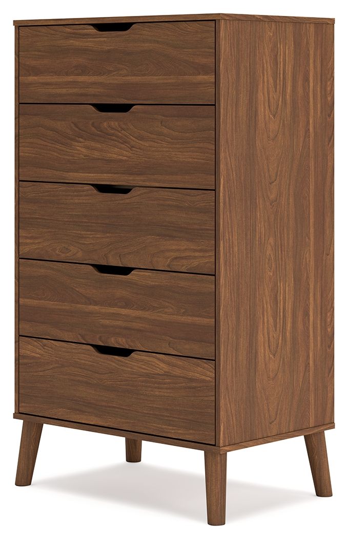 Fordmont - Auburn - Five Drawer Chest - Hornell Furniture Outlet