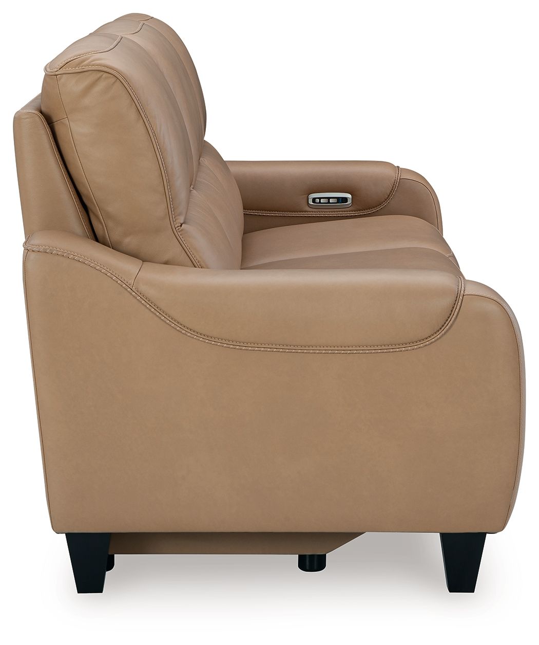 Mosswell - Power Reclining Sofa With Adj Headrest - Toffee - Hornell Furniture Outlet