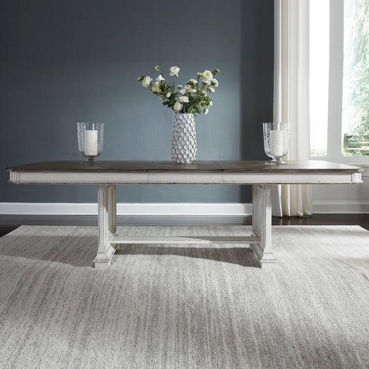 Abbey Park - Trestle Table - White - Hornell Furniture Outlet