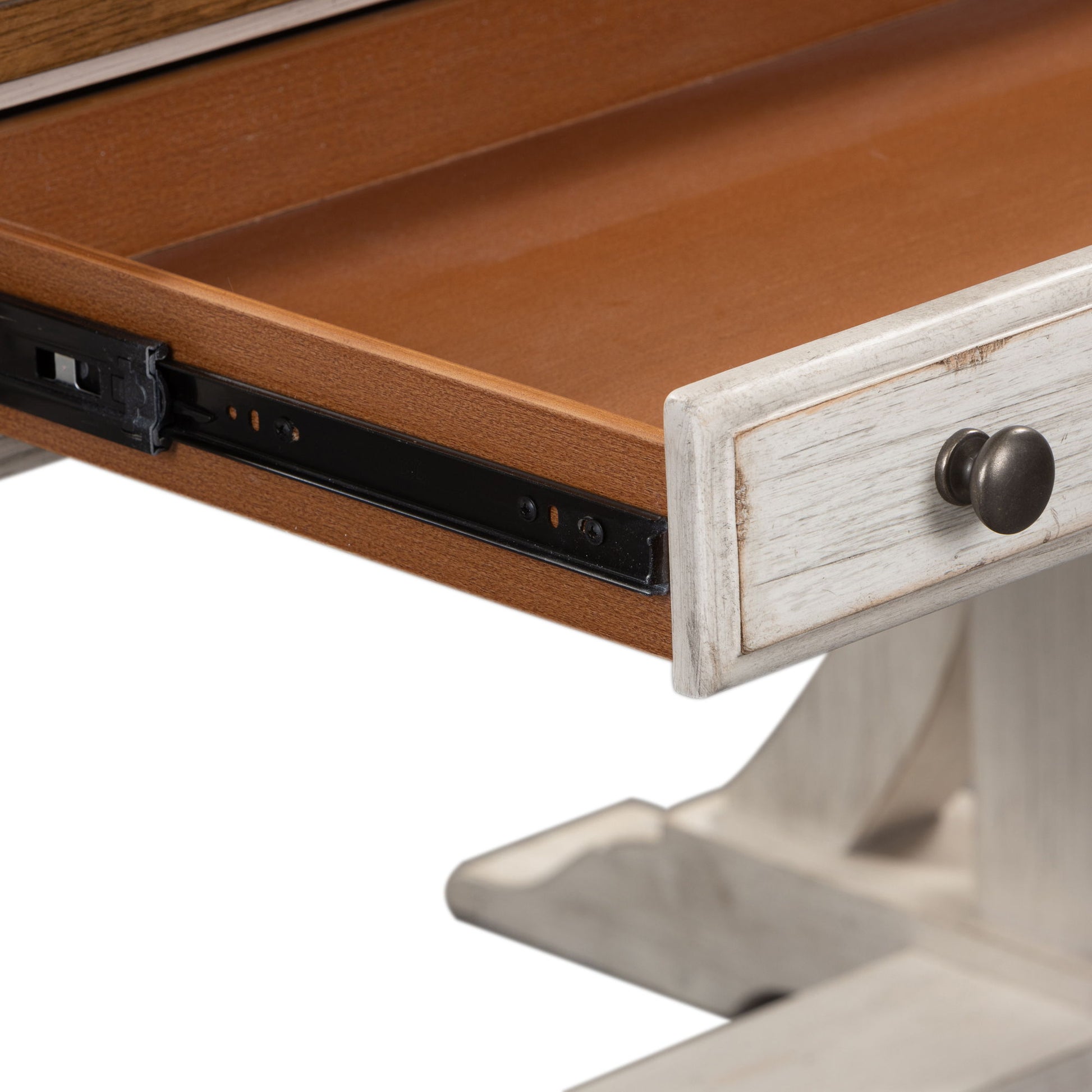Farmhouse Reimagined - Writing Desk - White - Hornell Furniture Outlet
