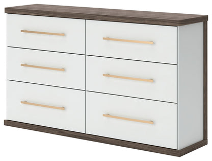 Kendanport - Six Drawer Dresser - Hornell Furniture Outlet