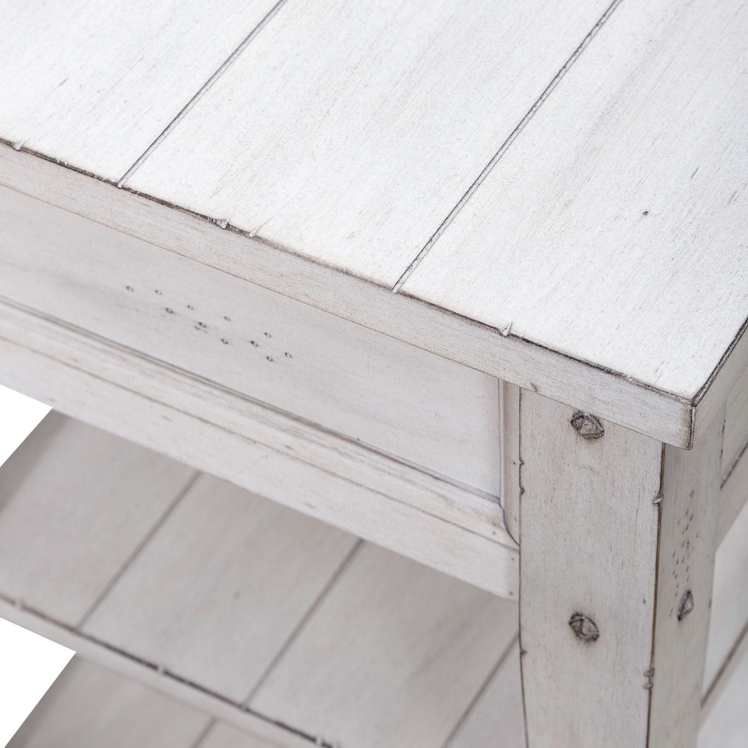 Lake House - Chair Side Table - Hornell Furniture Outlet