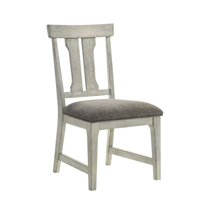 Hallendale - Splat Back Side Chair (RTA) - White - Hornell Furniture Outlet