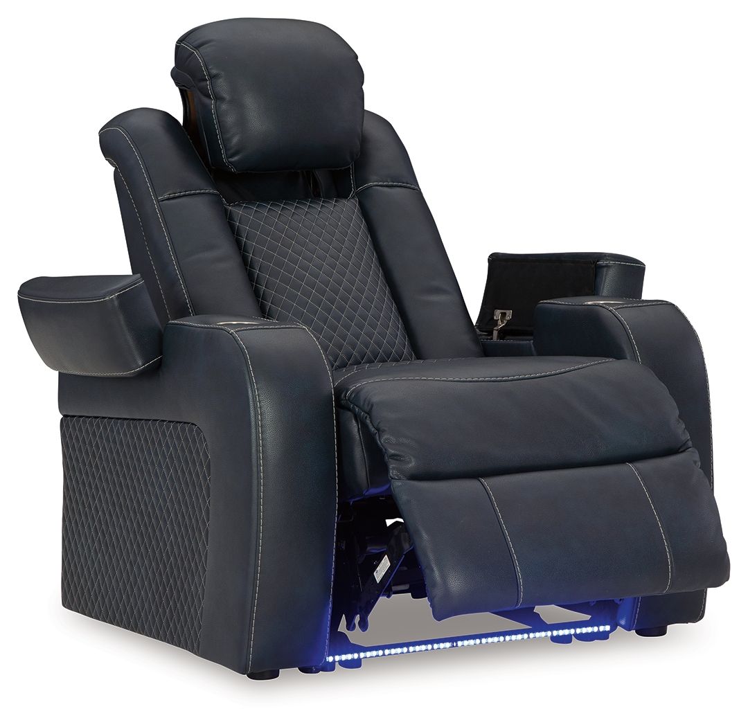 Fyne - dyme - Reclining Living Room Set - Hornell Furniture Outlet