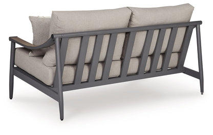Ocean Beach - Loveseat With Cushion - Gray - Hornell Furniture Outlet