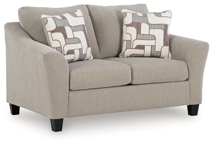 Willarae - 2 Pc. - Sofa, Loveseat - Taupe - Hornell Furniture Outlet