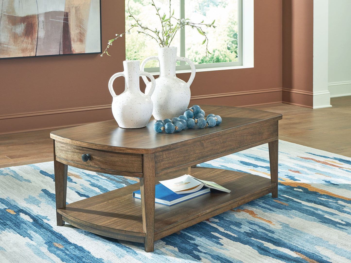 Burkbyer - Rectangular Table - Hornell Furniture Outlet