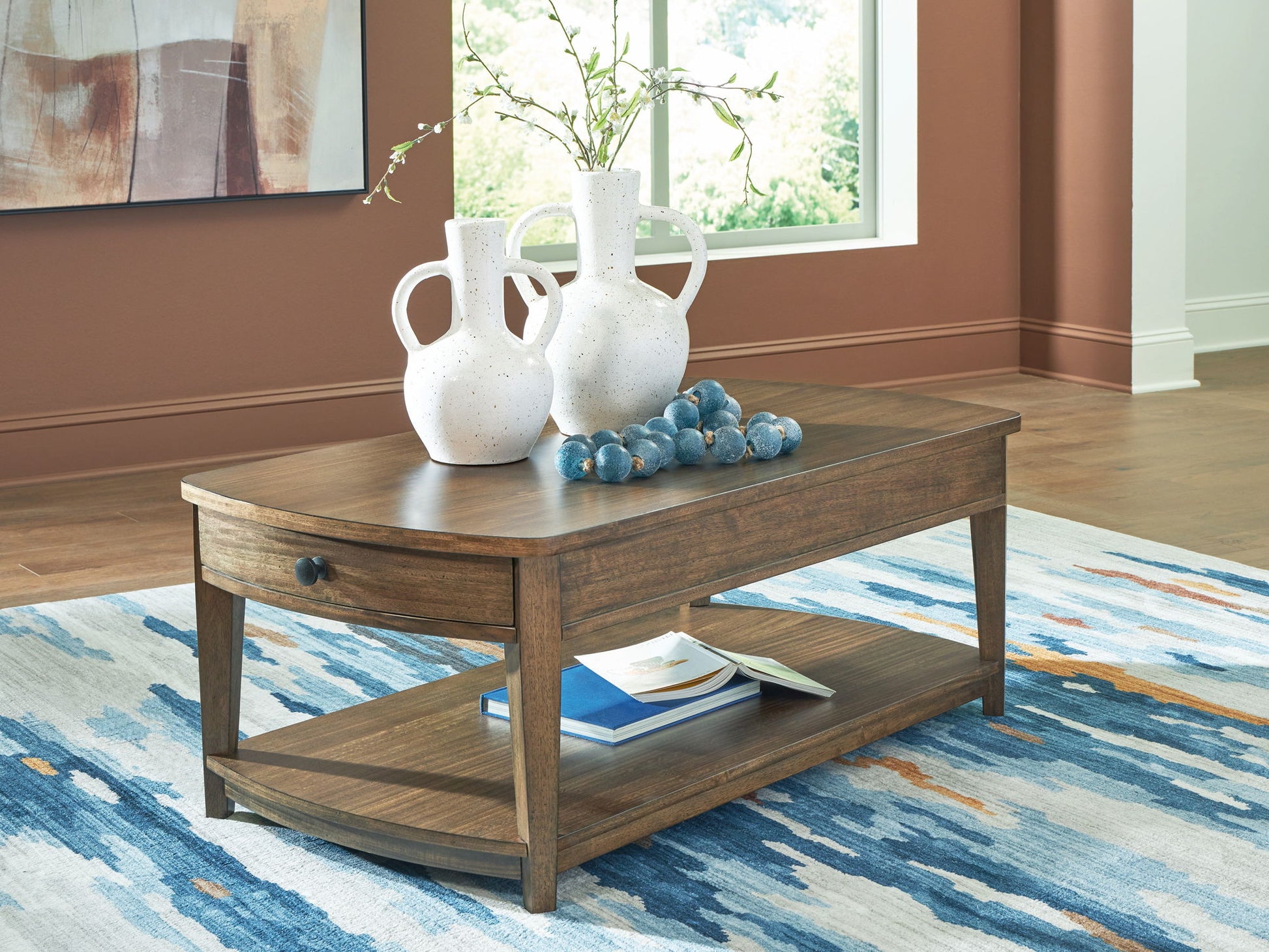 Burkbyer - Rectangular Table - Hornell Furniture Outlet