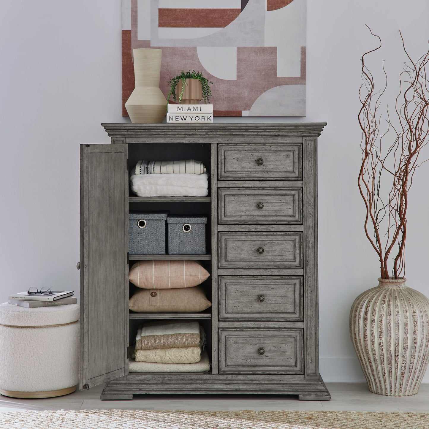 Big Valley - Door Chest - Hornell Furniture Outlet