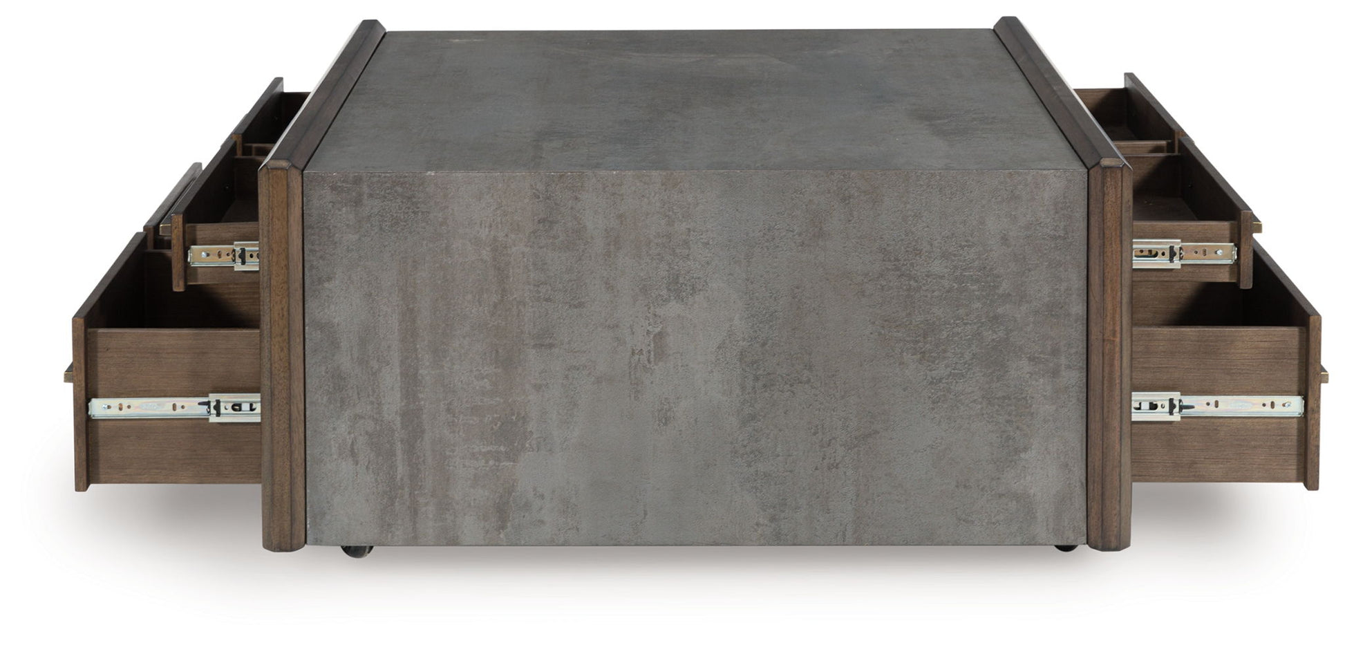 Kallenny - Brown / Gray - Square Cocktail Table - Hornell Furniture Outlet