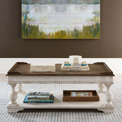 Abbey Road - Lift Top Cocktail Table - White - Hornell Furniture Outlet