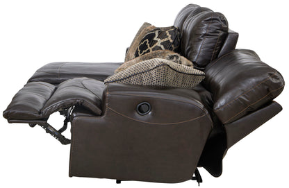 Como - 3 Piece Italian Leather Match Reclining Sectional - Hornell Furniture Outlet