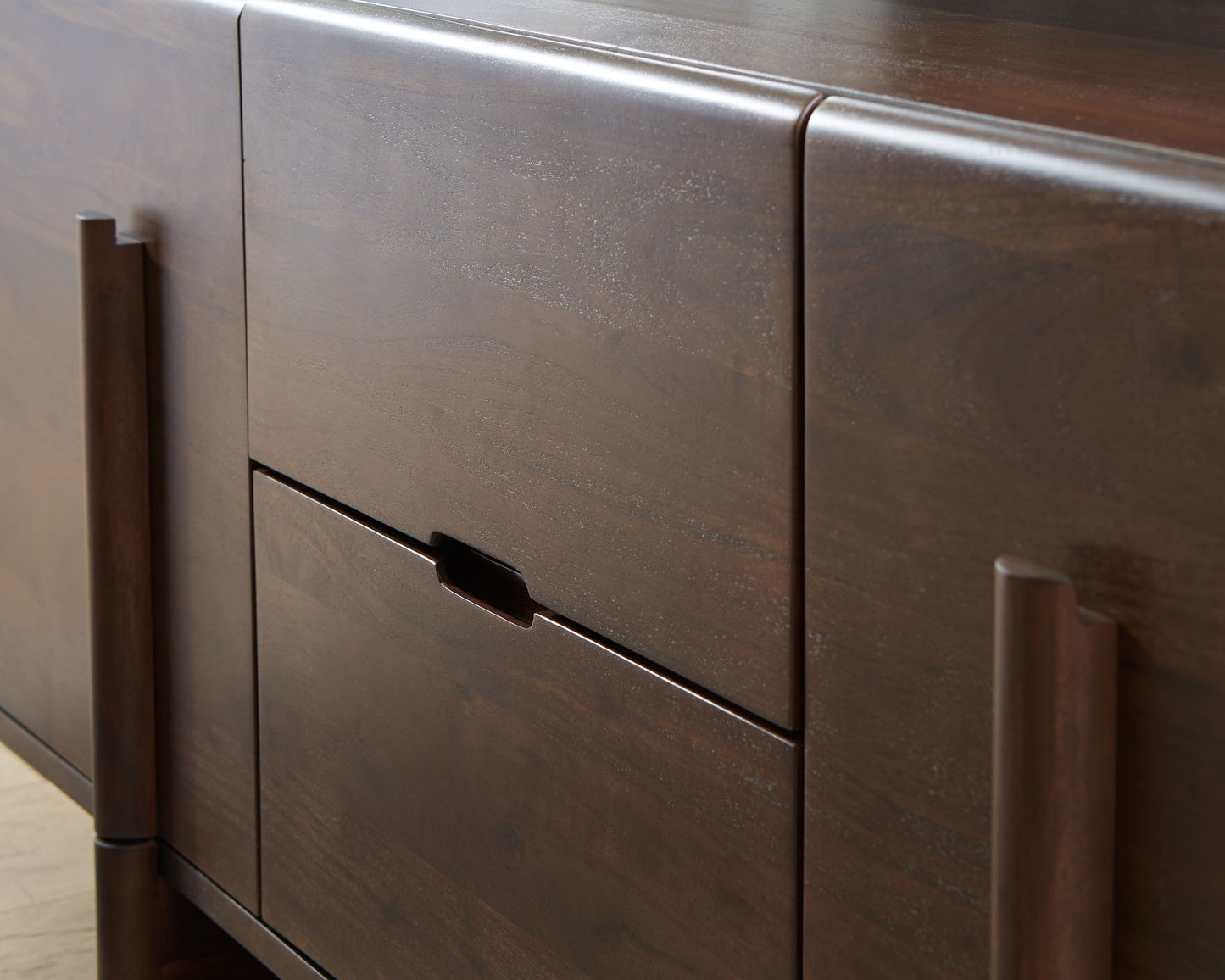 Kydler - Medium Brown - Accent Cabinet - Hornell Furniture Outlet