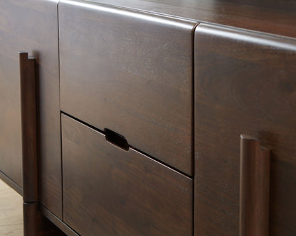 Kydler - Medium Brown - Accent Cabinet - Hornell Furniture Outlet