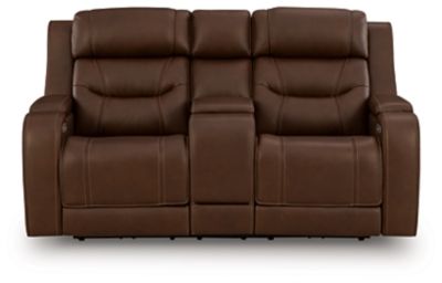 Knightington - Power Reclining Loveseat With Audio Seating - Hornell Furniture Outlet