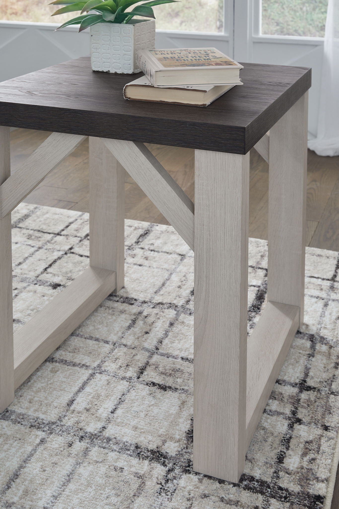 Dorrinson - Antique White - Occasional Table Set (Set of 3) - Hornell Furniture Outlet