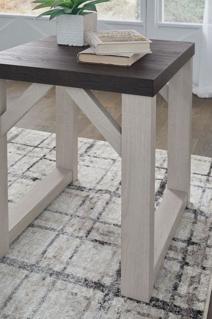 Dorrinson - Antique White - Occasional Table Set (Set of 3) - Hornell Furniture Outlet