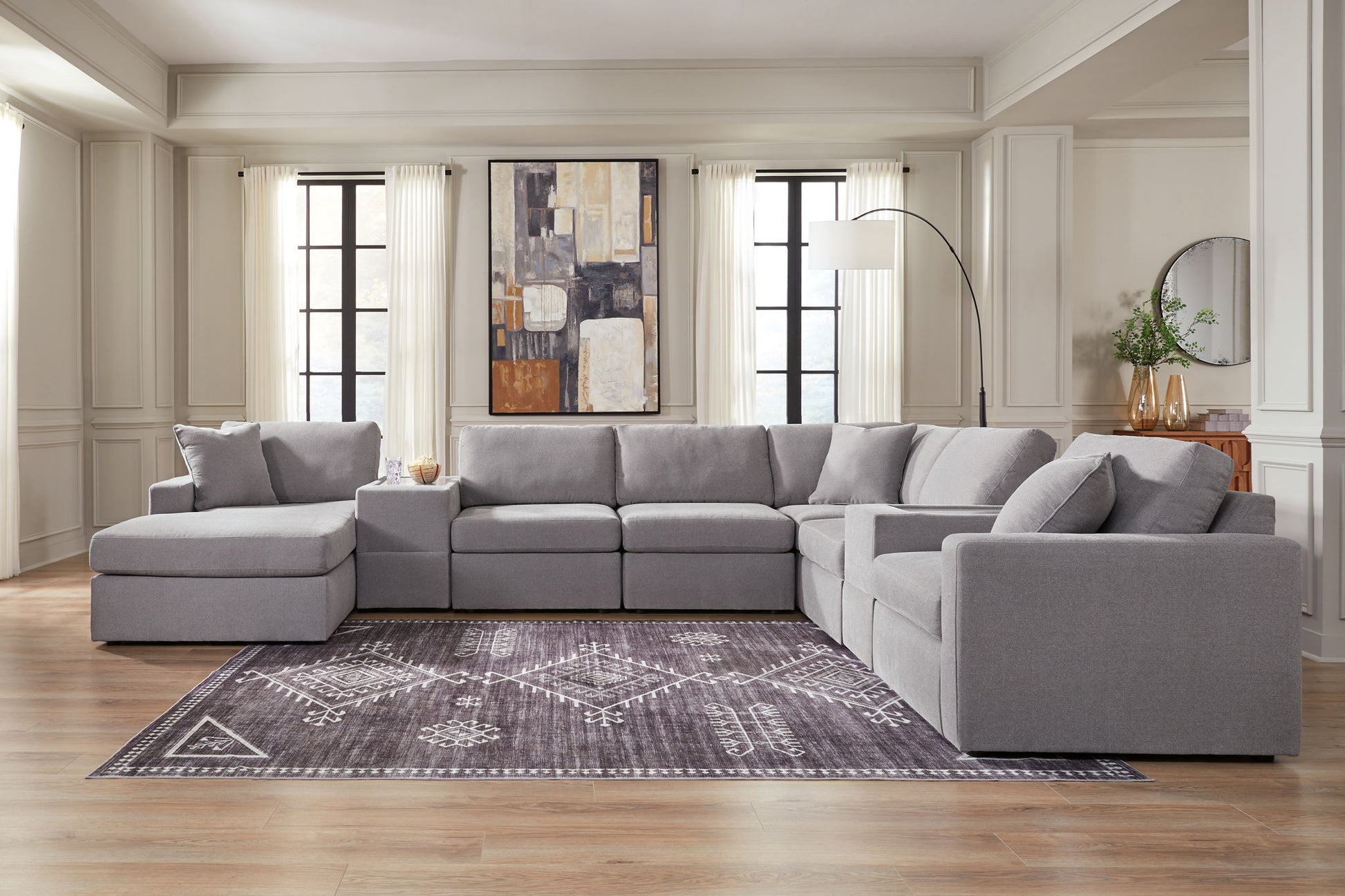 Modmax - Granite - Sectional - Hornell Furniture Outlet