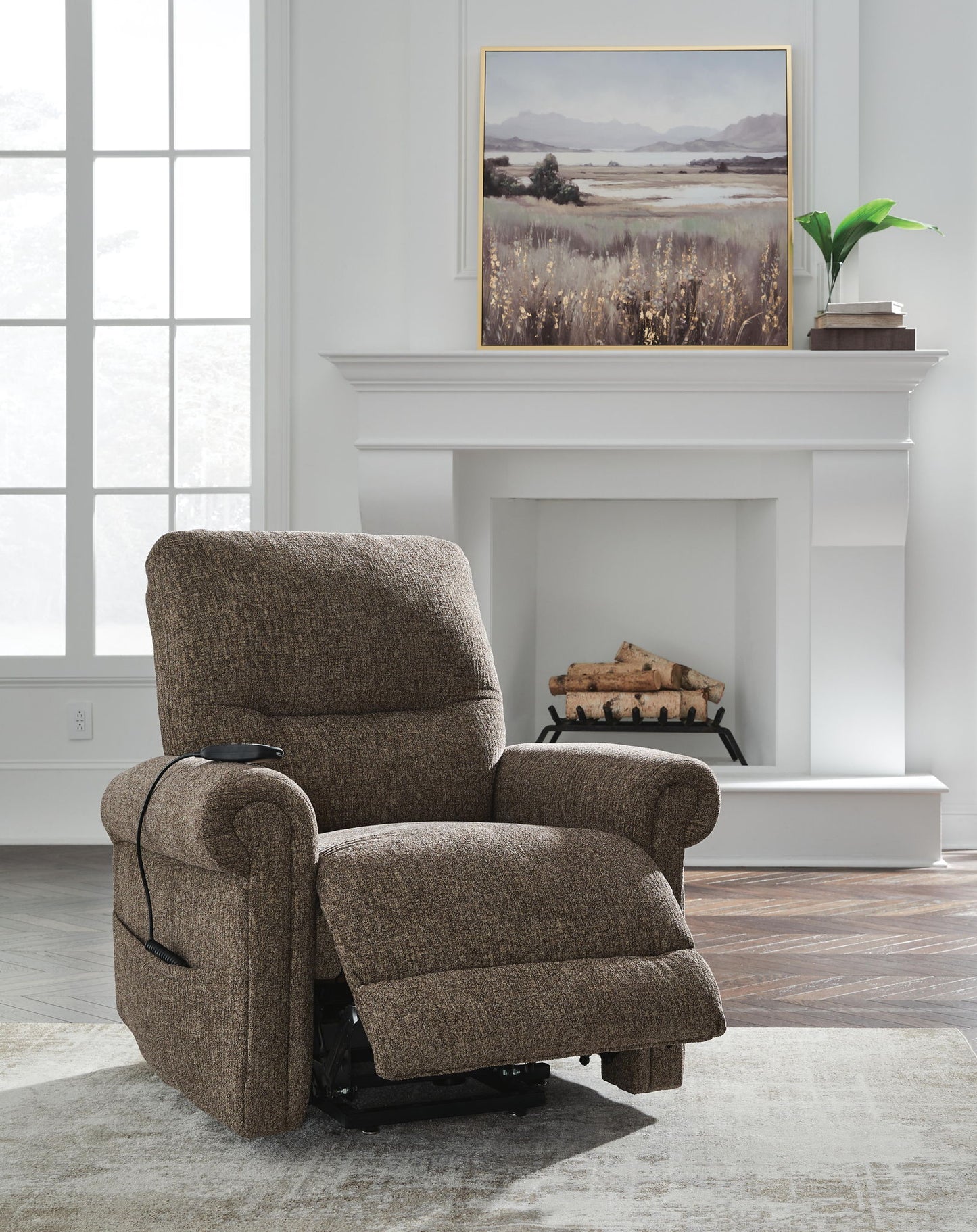 Aureta - Power Lift Recliner - Hornell Furniture Outlet