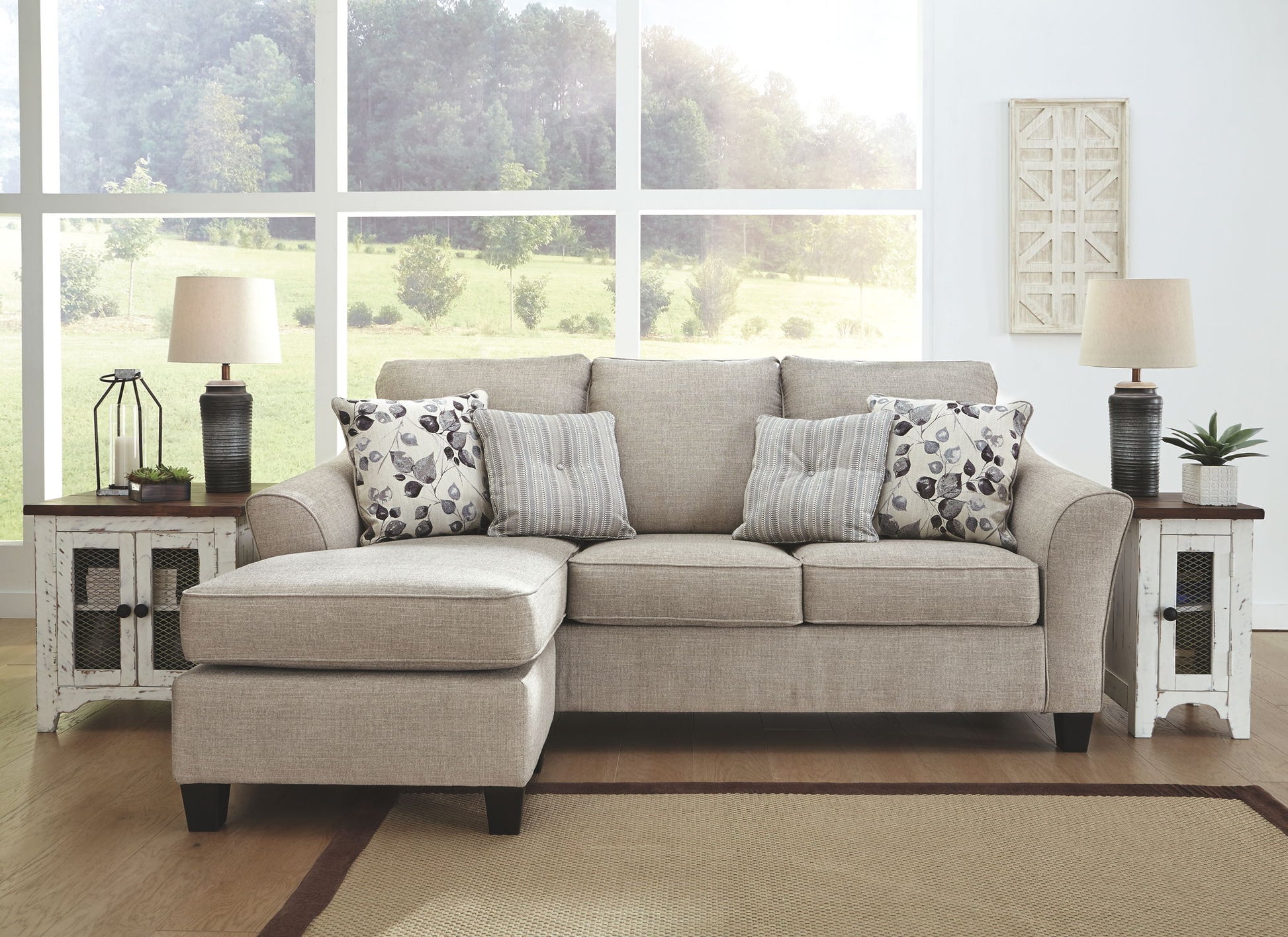Abney - Driftwood - Sofa Chaise - Hornell Furniture Outlet
