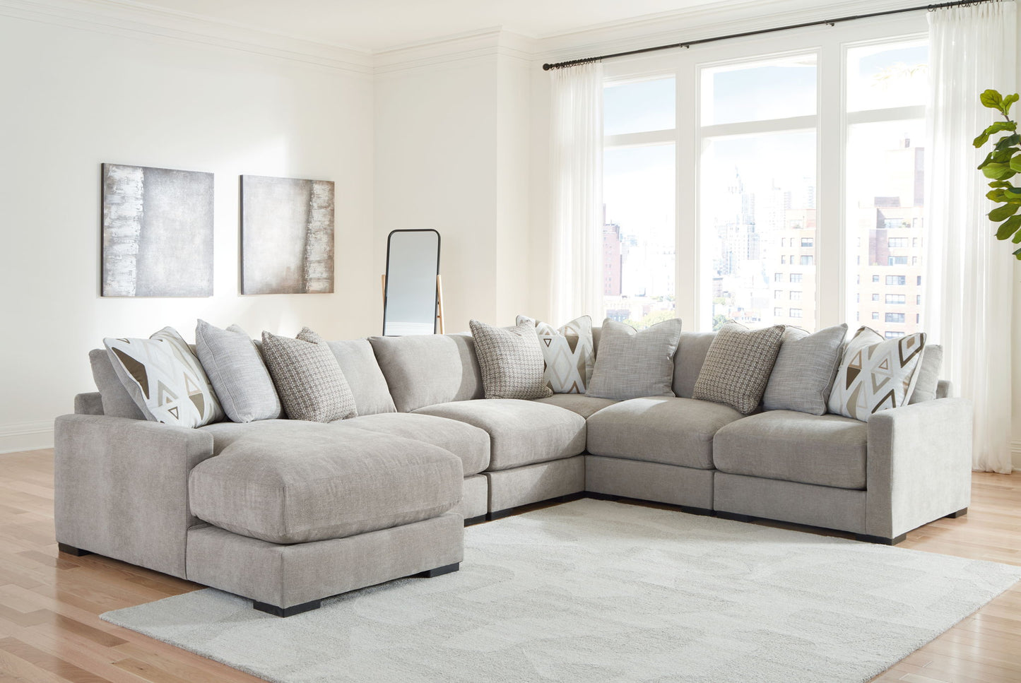 Aslan Court - Sectional - Hornell Furniture Outlet