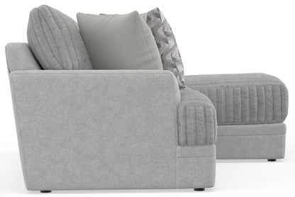 Titan - Sectional With Comfort Coil Seating And Accent Pillows Included - Hornell Furniture Outlet