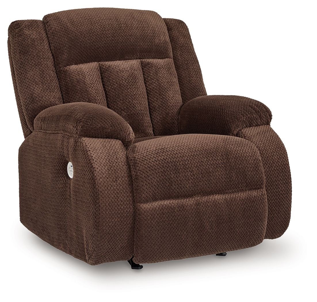 Free Wake - Chocolate - Power Rocker Recliner - Hornell Furniture Outlet