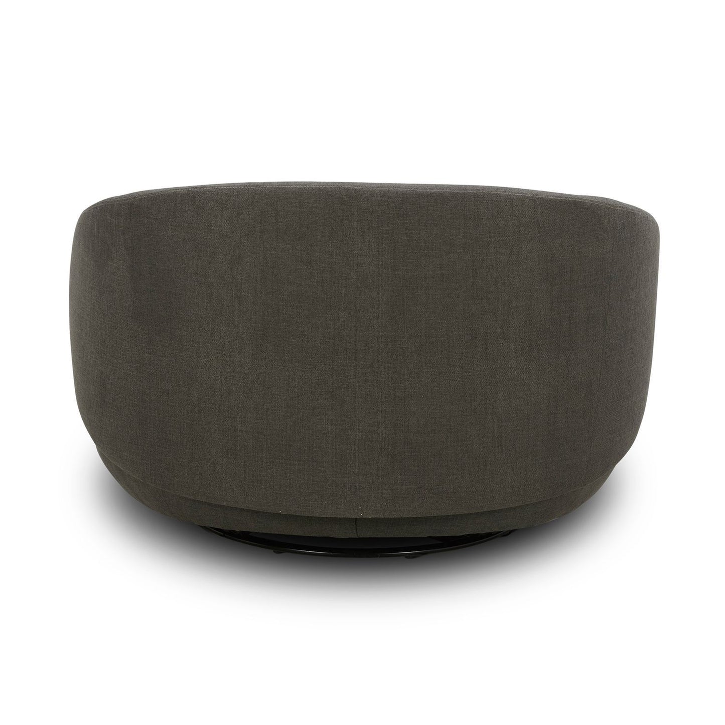 Haley - Upholstered Swivel Cuddler Chair - Hornell Furniture Outlet