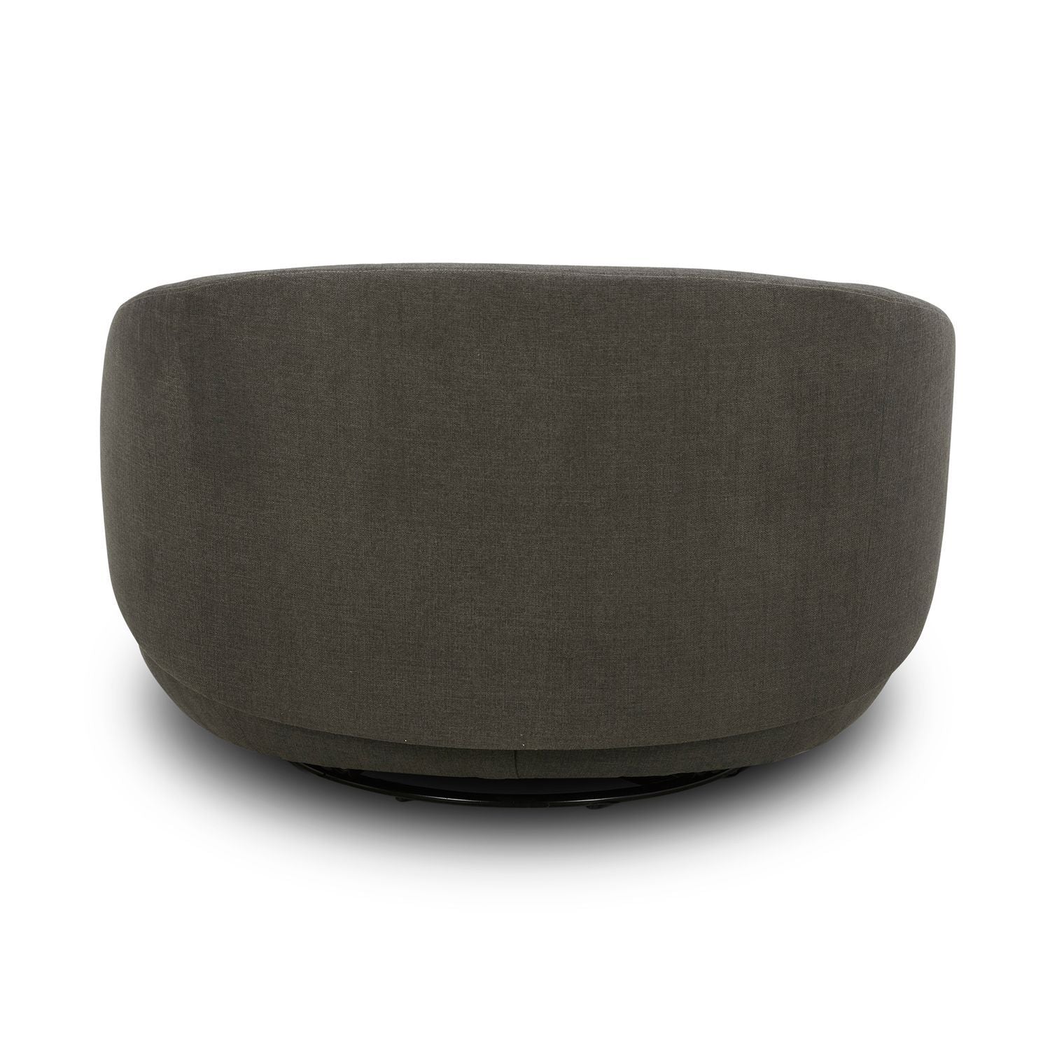 Haley - Upholstered Swivel Cuddler Chair - Hornell Furniture Outlet
