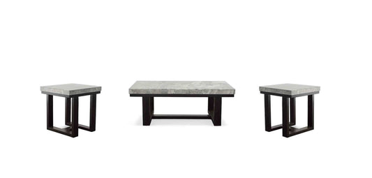 Lucca - 3 Piece Table Set - Gray - Hornell Furniture Outlet