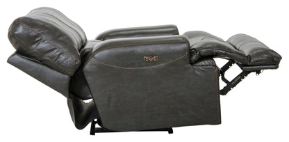 Wembley - Power Headrest With Lumbar Lay Flat Recliner - Hornell Furniture Outlet