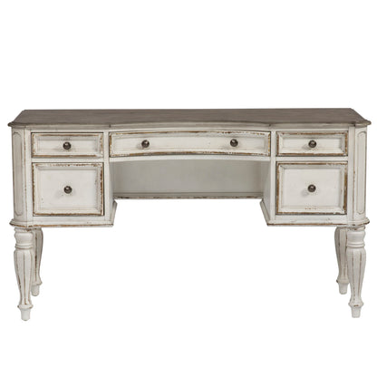 Magnolia Manor - 3 Piece Vanity Set - White - Hornell Furniture Outlet