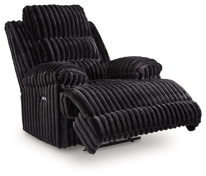 Rhine Falls - Onyx - Zero Wall Recliner - Hornell Furniture Outlet