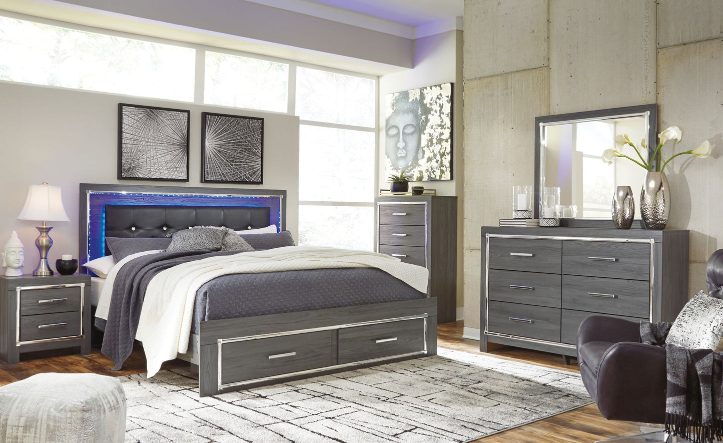 Lodanna - Panel Bedroom Set - Hornell Furniture Outlet