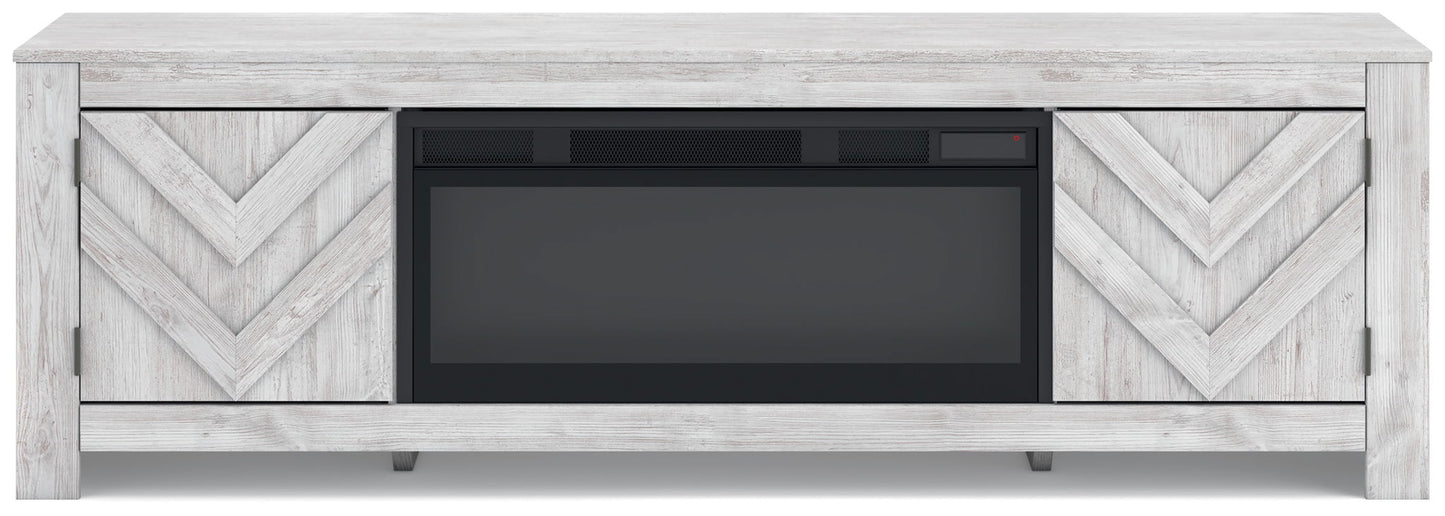 Cayboni - LG TV Stand With Fireplace Option - Hornell Furniture Outlet