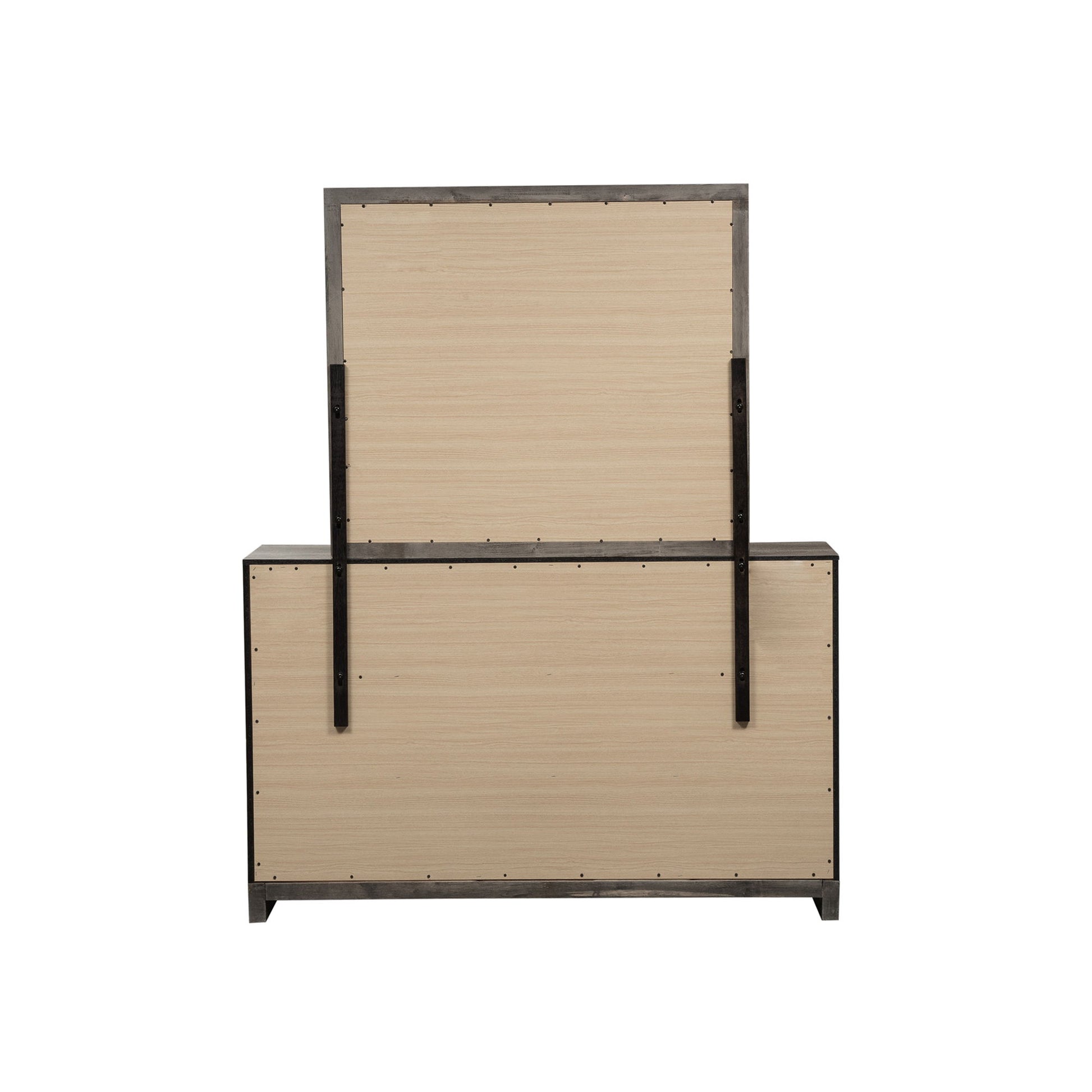 Tanners Creek - Dresser & Mirror - Dark Gray - Hornell Furniture Outlet