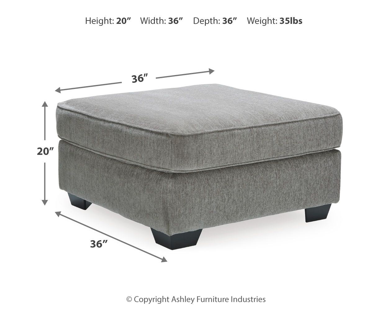 Altari - Accent Ottoman - Hornell Furniture Outlet