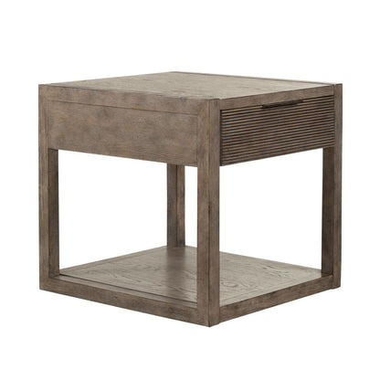 Bartlett Field - 3 Piece Table Set (1 Cocktail 2 End Tables) - Gray - Hornell Furniture Outlet