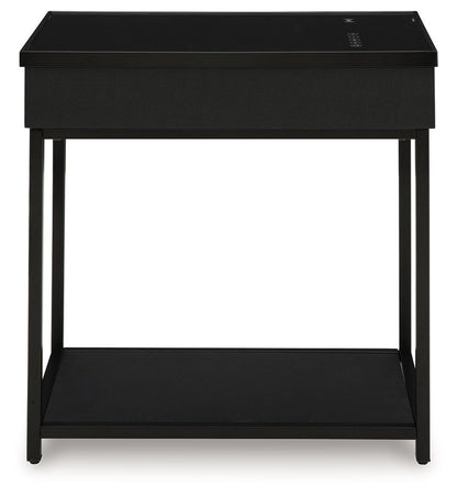 Gemmet - Black - Accent Table - Hornell Furniture Outlet