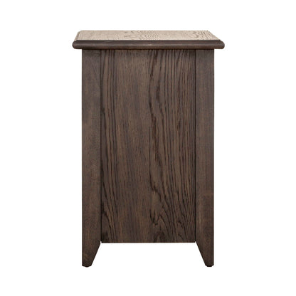 Mill Creek - Chair Side Table - Dark Brown - Hornell Furniture Outlet