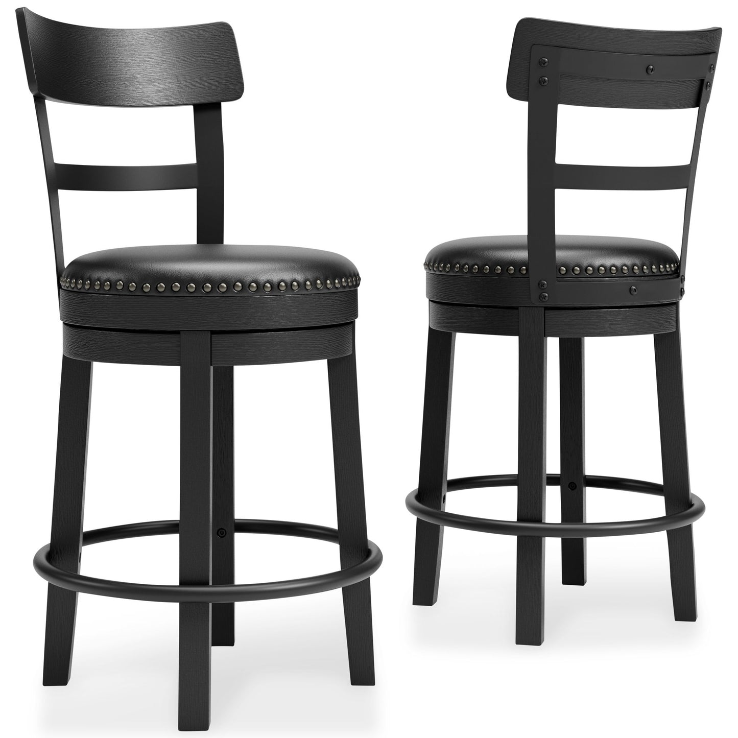 Valebeck - Full Back Swivel Stool - Hornell Furniture Outlet