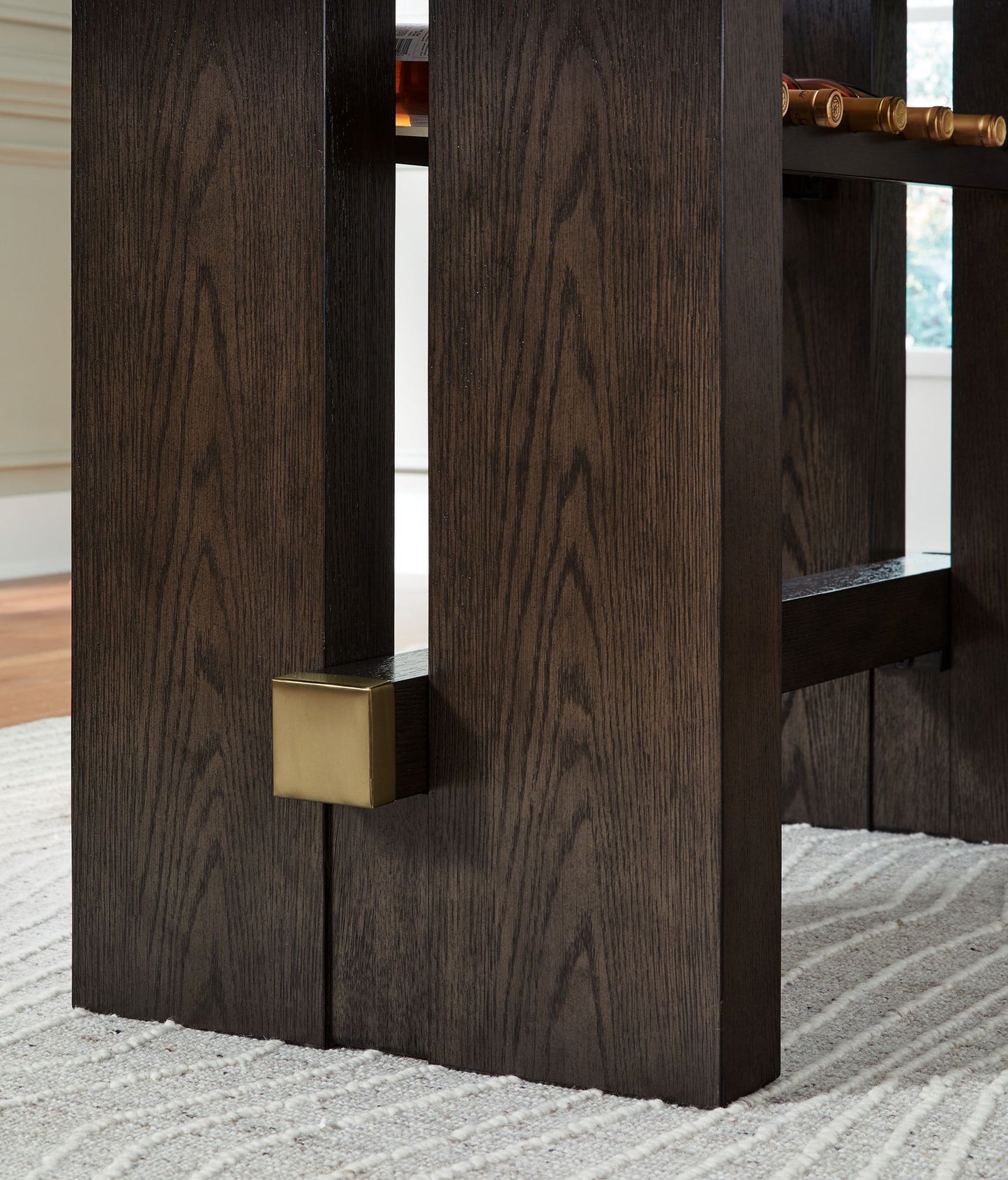 Burkhaus - Dark Brown - Rectangular Dining Room Counter Table - Hornell Furniture Outlet