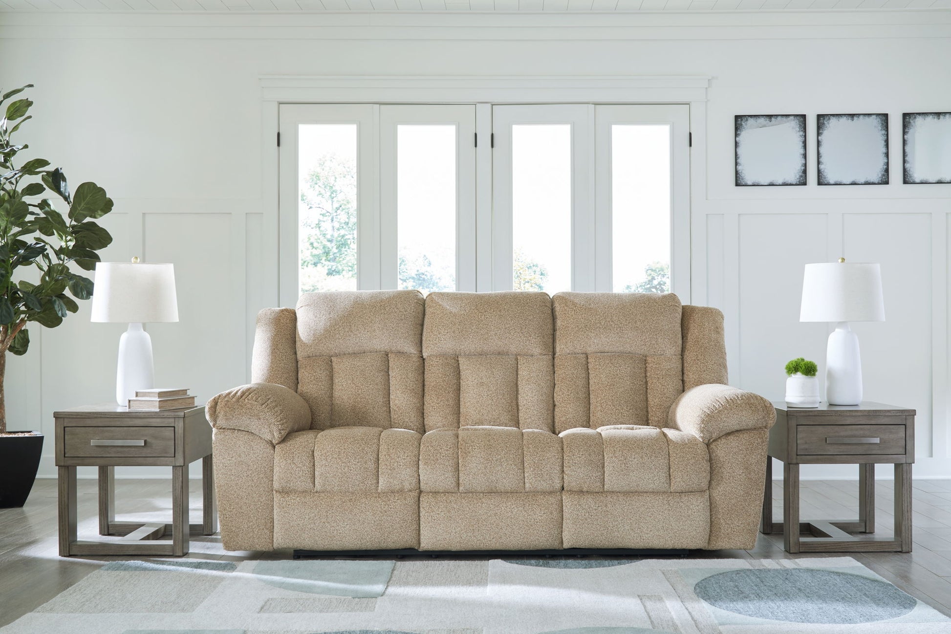Tip - off - Power Reclining Sofa With Adj Headrest - Hornell Furniture Outlet