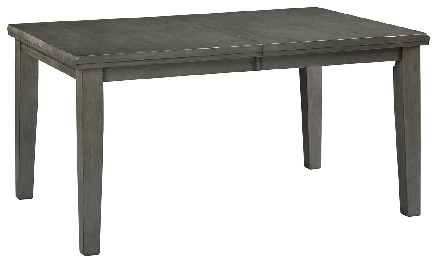 Hallanden - Gray - Rectangular Dining Room Butterfly Extension Table - Hornell Furniture Outlet