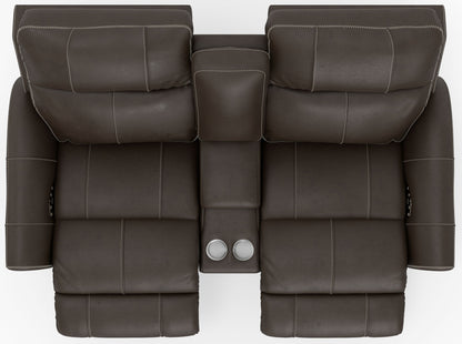 Fredda - Power Recliner Console Loveseat - Hornell Furniture Outlet