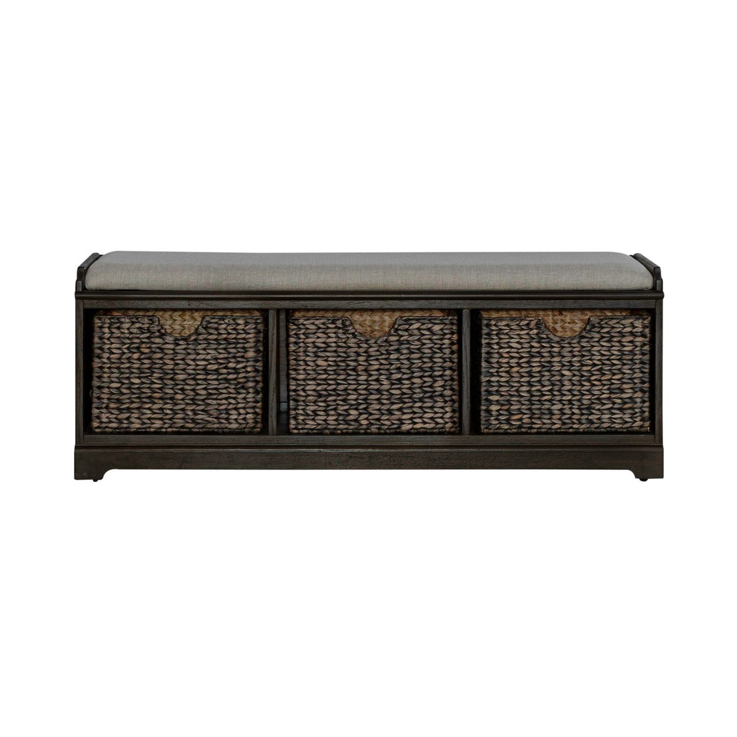 Mill Creek - Wall Bench - Dark Brown - Hornell Furniture Outlet