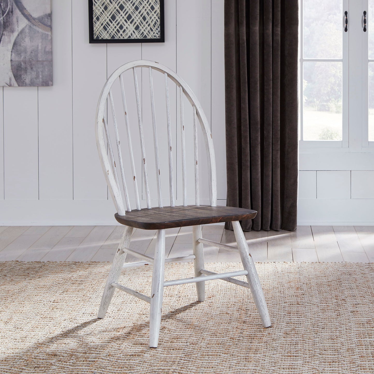 Farmhouse - Windsor Back Chair - Hornell Furniture Outlet