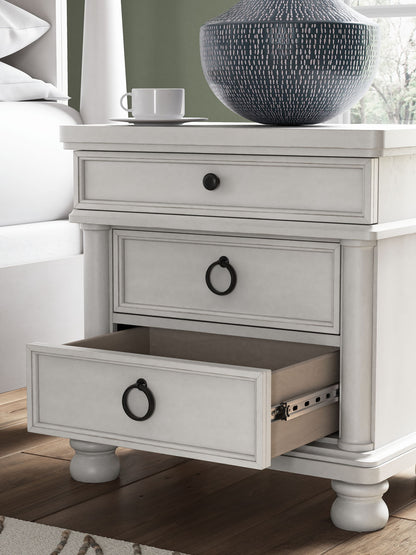 Rowlenstown - Three Drawer Night Stand - Hornell Furniture Outlet